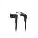 Lanberg CEE 7/16->IEC 320 C7 Euro (radio) power cord 3m angled VDE, black | Lanberg