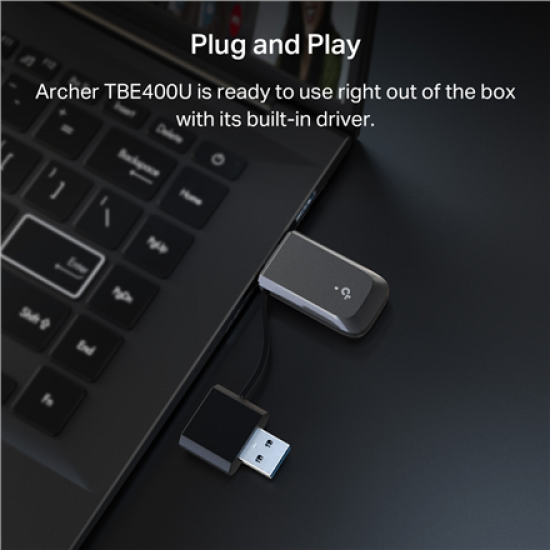 TP-Link Archer TBE400U BE6500 Tri-Band Wi-Fi 7 Mini Wireless USB Adapter