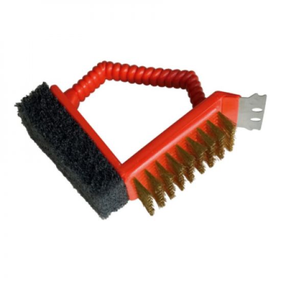 Barbecook | 3-in-1 brush red (24pcs/disp) | BC-ACC-7064
