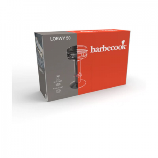 Barbecook Charcoal Barbecue Loewy 50, 51.5 x 56 x 99 cm | BC-CHA-1008 | Black