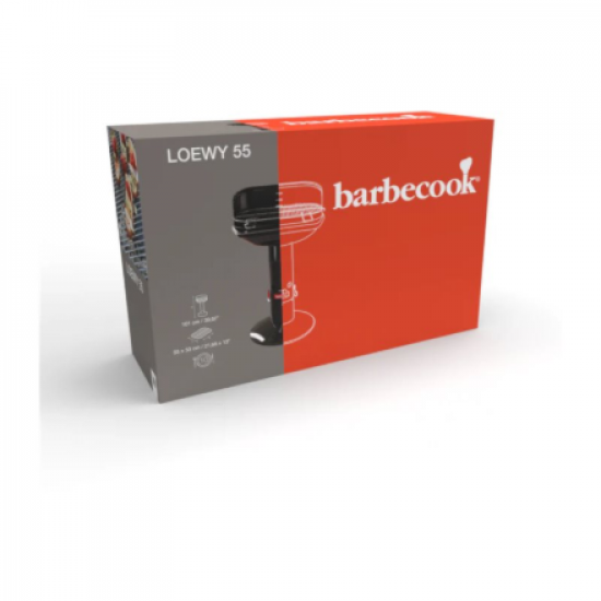 Barbecook Charcoal Barbecue Loewy 55, 59.8 x 35.4 x 101 cm | BC-CHA-1009 | Black