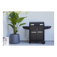 Barbecook Gas Barbecue Luca 412 with Cabinet and Sideburner, 145.4 x 60.3 x 112.3 cm | BC-GAS-3100