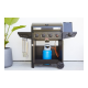 Barbecook Gas Barbecue Luca 412 with Cabinet and Sideburner, 145.4 x 60.3 x 112.3 cm | BC-GAS-3100