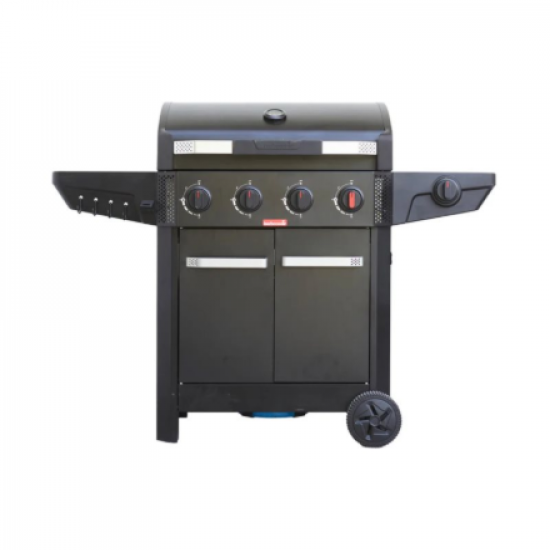 Barbecook Gas Barbecue Luca 412 with Cabinet and Sideburner, 145.4 x 60.3 x 112.3 cm | BC-GAS-3100