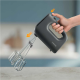 Philips Hand mixer | HR3739/00 5000 Series | Hand Mixer | 400 W | Number of speeds 5 | Turbo mode | Black