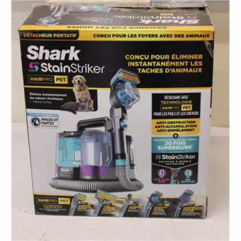 SALE OUT. Shark StainStriker HairPro Deep cleaner PX250EUT | Shark USED, DIRTY, MISSING 1 UNIT LIQVID BOTTLE