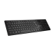 Natec Keyboard, Slim, US, Wiress, Black