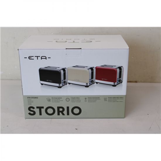 SALE OUT. ETA ETA916690040 STORIO Toaster, Power 930 W, 2 slots, Stainless steel, Beige | ETA Storio Toaster | ETA916690040 | Power 930 W | Housing material Stainless steel | Beige | DAMAGED PACKAGING