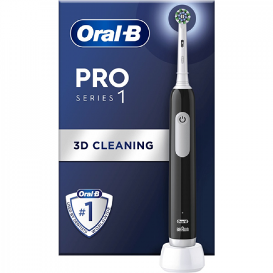 Oral-B Pro Series 1 | Electric Toothbrush | Rechargeable | For adults | Number of brush heads included 1 | Number of teeth brushing modes 3 | Black