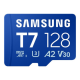 Samsung MicroSD card | T7 | 128 GB | microSDXC | Flash memory class U3, V30, A2