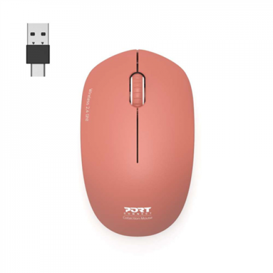 PORT CONNECT Mouse | Collection II | Wireless | 2.4 GHz | Orange