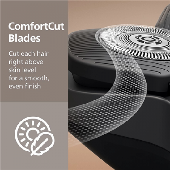 Philips Head Shaver | Pro 5000 Series HS5980/15 | Operating time (max) 60 min | Wet & Dry | Lithium | Deep Black