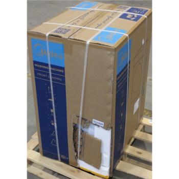 SALE OUT. Midea MF110W60/W-HR Washing Machine | Midea Washing Machine | MF110W60/W-HR | Energy efficiency class D | Front loading | Washing capacity 6 kg | 1000 RPM | Depth 40 cm | Width 60 cm | LED | Steam function | White | DAMAGED PACKAGING