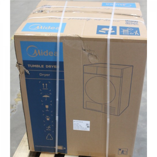 SALE OUT. Midea Dryer | MD110H70/W-HR | Energy efficiency class E | Front loading | 7 kg | LED | Depth 60 cm | White | DAMAGED PACKAGING