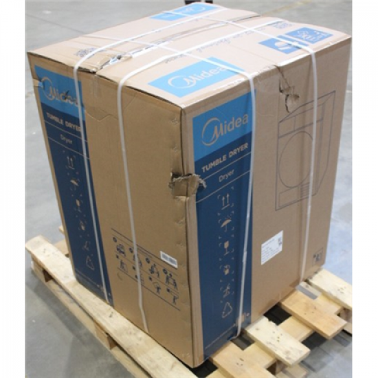 SALE OUT. Midea Dryer | MD110H70/W-HR | Energy efficiency class E | Front loading | 7 kg | LED | Depth 60 cm | White | DAMAGED PACKAGING