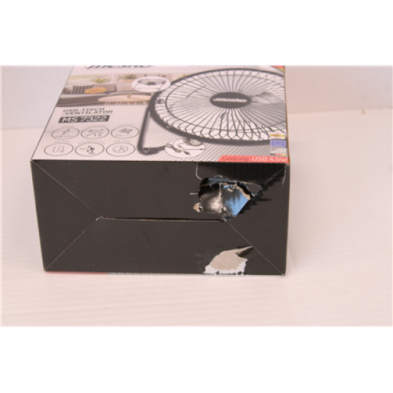 SALE OUT. Mesko Fan | MS 7322 | Desk Fan USB | DAMAGED PACKAGING | Black | Diameter 15 cm | Number of speeds 1 | Oscillation | 4.5 W