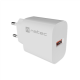 Natec Ribera USB Charger 1X USB-A 18W, White