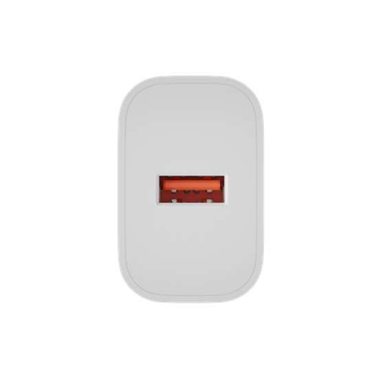 Natec Ribera USB Charger 1X USB-A 18W, White