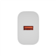 Natec Ribera USB Charger 1X USB-A 18W, White