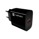 Natec Ribera USB Charger 1X USB-A 18W, Black