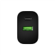 Natec Ribera USB Charger 1X USB-A + 1X USB-C 20W, Black