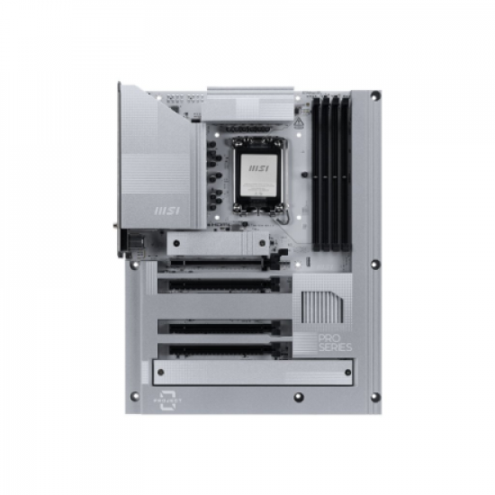 MSI PRO Z890-S WIFI PZ | Processor family Intel | Processor socket LGA1851 | DDR5 | Supported hard disk drive interfaces SATA, M.2 | Number of SATA connectors 4