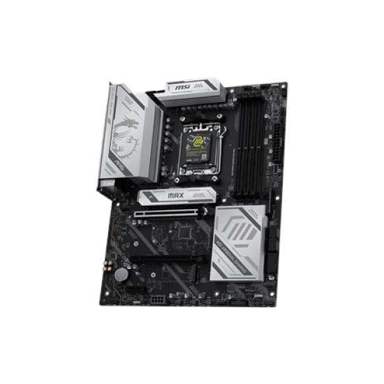 MSI MAG X870E GAMING MAX WIFI | Processor family AMD | Processor socket AM5 | DDR5 | Supported hard disk drive interfaces SATA, M.2 | Number of SATA connectors 4