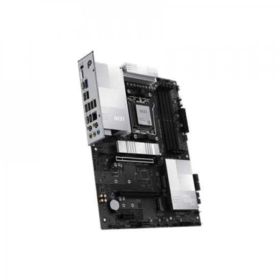 MSI PRO X870E-S EVO WIFI | Processor family AMD | Processor socket AM5 | DDR5 | Supported hard disk drive interfaces SATA, M.2 | Number of SATA connectors 4