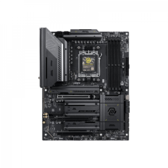 MSI MAG B850 TOMAHAWK MAX WIFI II | Processor family AMD | Processor socket AM5 | DDR5 | Supported hard disk drive interfaces SATA, M.2 | Number of SATA connectors 4