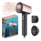 Cecotec Hair dryer | DryGlam Nano Plasma | 1600 W | Number of temperature settings 3 | Ionic function | Black/Rose Gold | Diffuser nozzle