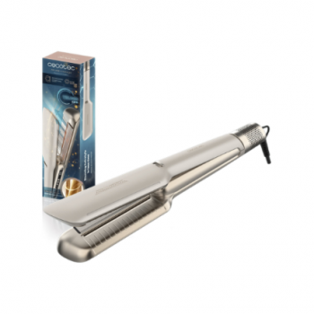Cecotec Hair Straightener | Air Lisse Champagne | Ceramic heating system | Ionic function | Temperature (max) 230 °C | Temperature (min) 100 °C | Number of heating levels 3 | 1600 W | Champagne