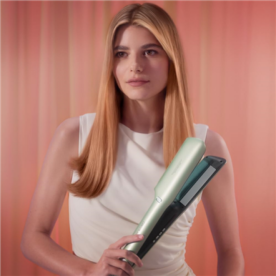 Cecotec Hair Straightener | Air Lisse Champagne | Ceramic heating system | Ionic function | Temperature (max) 230 °C | Temperature (min) 100 °C | Number of heating levels 3 | 1600 W | Champagne