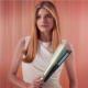 Cecotec Hair Straightener | Air Lisse Champagne | Ceramic heating system | Ionic function | Temperature (max) 230 °C | Temperature (min) 100 °C | Number of heating levels 3 | 1600 W | Champagne