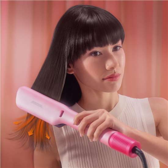Cecotec Hair Straightener | Air Lisse Champagne | Ceramic heating system | Ionic function | Temperature (max) 230 °C | Temperature (min) 100 °C | Number of heating levels 3 | 1600 W | Champagne