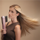 Cecotec Air Straightener | AirLisse 2in1 ForceDry Champagne | Ceramic heating system | Number of heating levels 4 | 1000 W | Beige