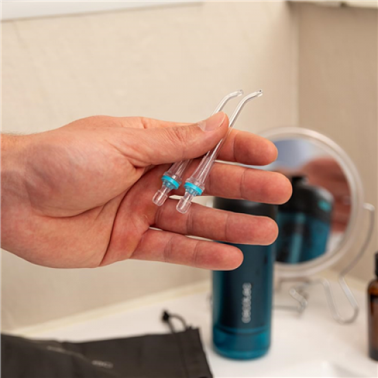 Cecotec Oral Irrigator | ToothCare Jet Splash | 150 ml | Black/Blue | Number of heads 2