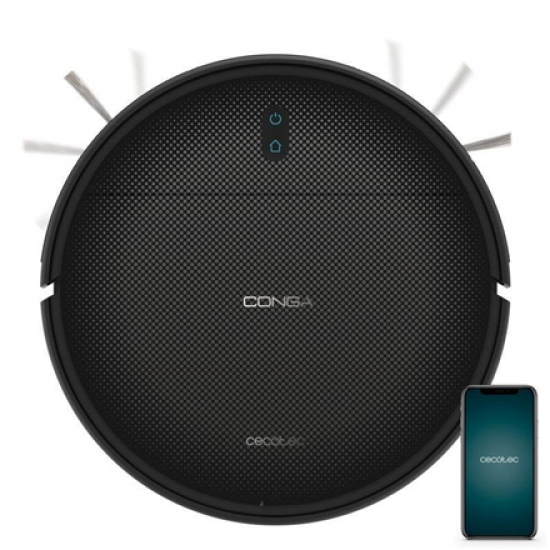 Cecotec Robot Vacuum Cleaner | Conga M10 Advance | Operating time (max) 150 min | Dry | Lithium-ion | 2000 mAh | Black | 3000 Pa