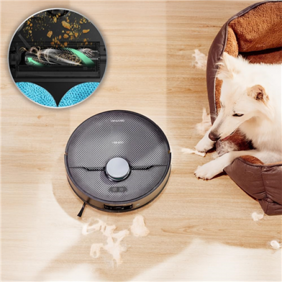 Cecotec Conga X70 | Robot Vacuum Cleaner | Operating time (max) 240 min | Wet&Dry | 5200 mAh | 15000 Pa | Black