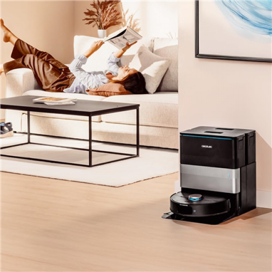Cecotec Conga X70 | Robot Vacuum Cleaner | Operating time (max) 240 min | Wet&Dry | 5200 mAh | 15000 Pa | Black
