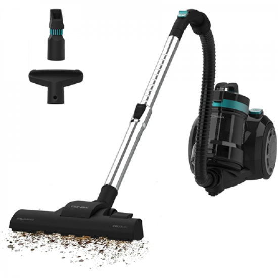 Cecotec Vacuum cleaner | The Conga Rockstar Cyclonic Plus | Bagless | Dust capacity 2 L | Power 800 W | Black