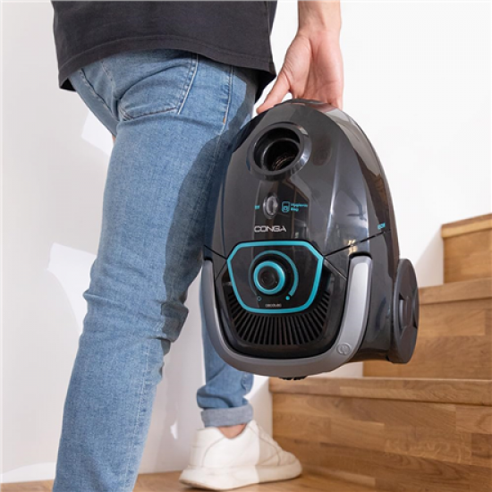 Cecotec Vacuum cleaner | Conga Powerbag 2500 Plus | Bagged | Dust capacity 2.5 L | Power 850 W | Black