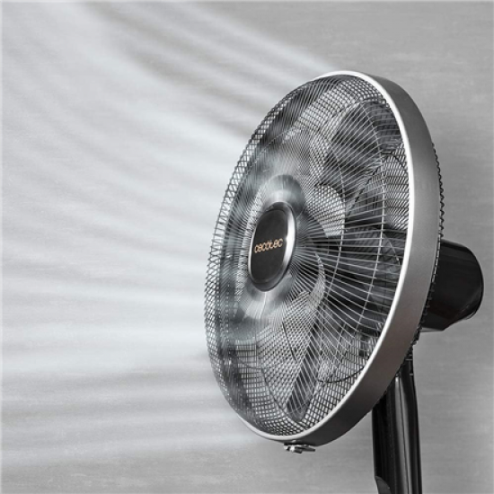 Cecotec EnergySilence 1020 ExtremeConnected | Pedestal Fan | Stand Fan | 60 W | Diameter 40 cm | Number of speeds 6 | Oscillation | Timer | Remote control | Black