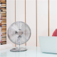 Cecotec EnergySilence 620 RetroDesk | Desktop Fan | Table Fan | 40 W | Diameter 30 cm | Number of speeds 3 | Oscillation | Silver