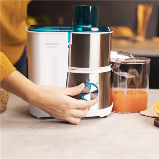 Cecotec | Orbital Juicer | Juice&Fresh 400 Titan White | Type Juicer maker | White/Silver | 400 W | Number of speeds 2 | 20000 RPM