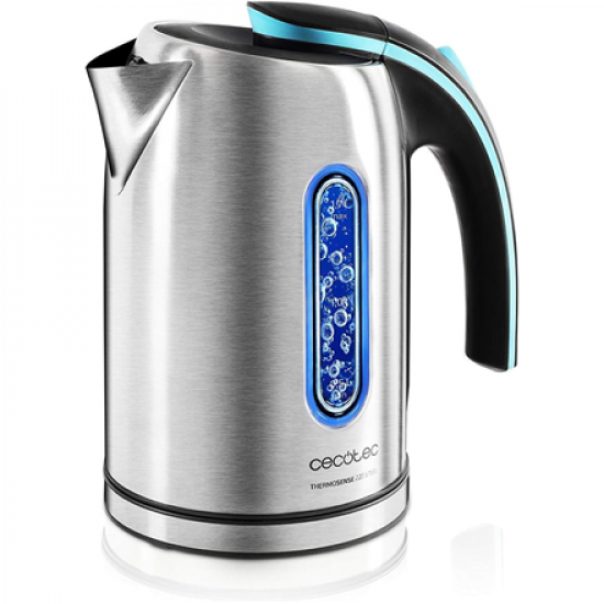 Cecotec Kettle | ThermoSense 220 Steel | Electric | 1630 W | 1.2 L | Stainless Steel | 360° rotational base | Stainless Steel