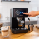 Cecotec Coffee machine | Power Espresso 20 Pro Latte | Pump pressure 20 bar | Built-in milk frother | Semi-automatic | Black | 1350 W