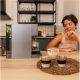 Cecotec Coffee machine | FreeStyle Latte T | Pump pressure 20 bar | Built-in milk frother | Automatic | Grey | 1350 W