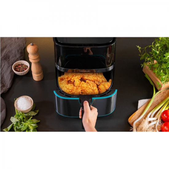 Cecotec Hot air fryer | Cecofry Full InoxBlack 5500 Pro | Power 1700 W | Capacity 5.5 L | Black inox/Black