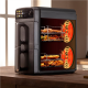 Cecotec Double hot air fryer | Cecofry DuoLevel 10000 | Power 2400 W | Capacity 10 L | Black