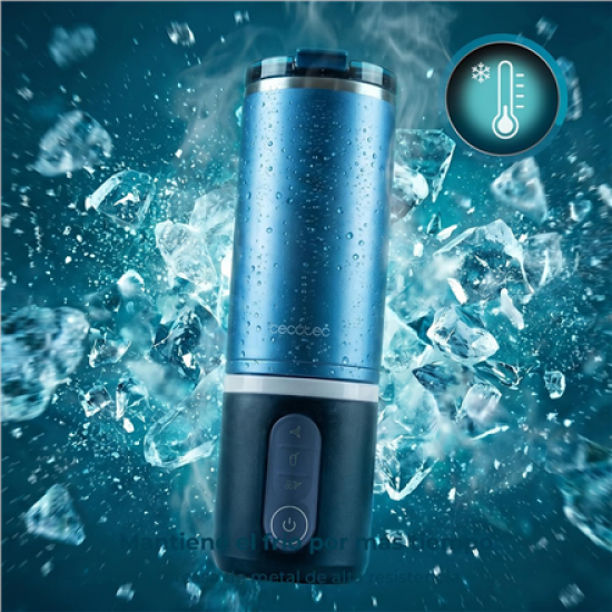 Cecotec Blender | Power Titanium Shake2Go | Portable | 180 W | Jar material BPA-free | Jar capacity 0.6 L | Dark Steel